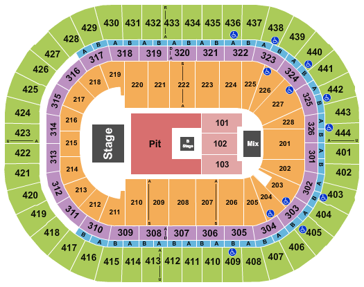 Honda Center Nine Inch Nails Seating Chart
